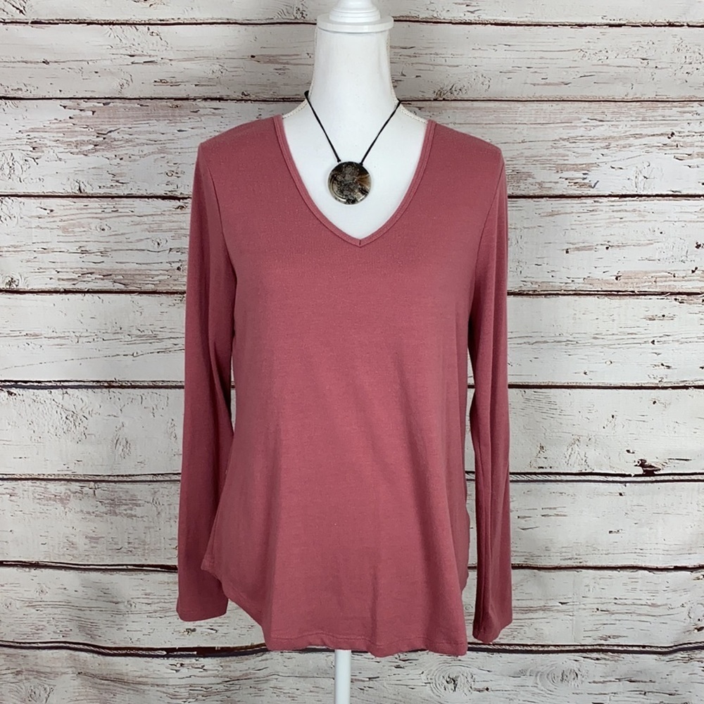 Long Sleeve Cross Back Top Medium